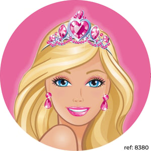 Barbie - Capa de Painel Redondo