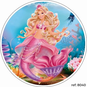 Barbie - Capa de Painel Redondo