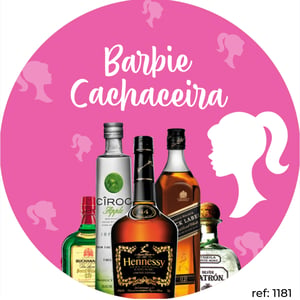 Barbie - Capa de Painel Redondo