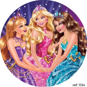 Barbie - Capa de Painel Redondo