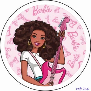Barbie - Capa de Painel Redondo