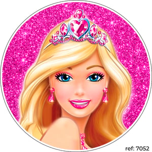 Barbie - Capa de Painel Redondo