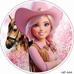 Barbie - Capa de Painel Redondo