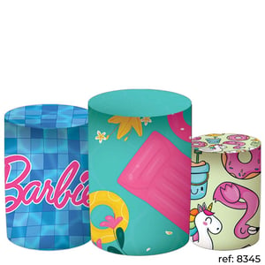Barbie - Trio de Capas de Cilindros