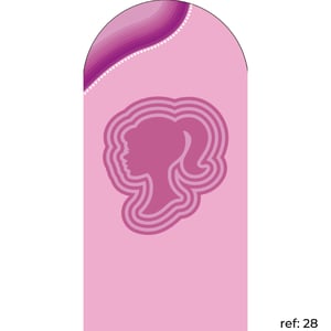Barbie - Capa de Painel Romano Veste Fácil 100x200