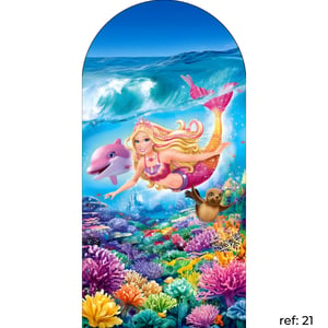 Barbie - Capa de Painel Romano Veste Fácil 100x200
