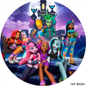 Monster High - Capa de Painel Redondo