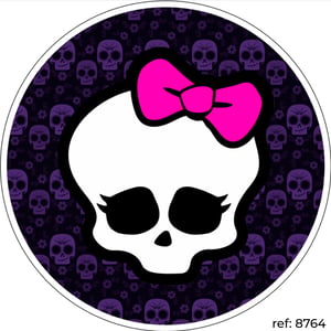Monster High - Capa de Painel Redondo