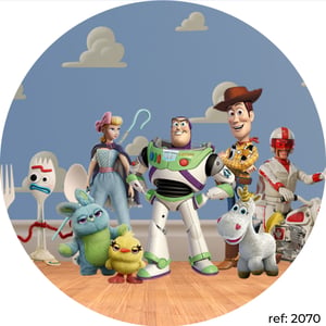 Toy Story - Capa de Painel Redondo