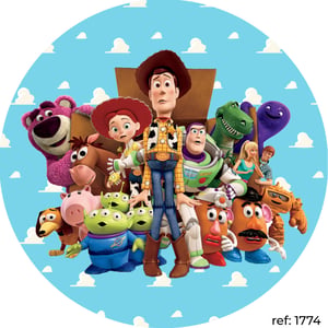Toy Story - Capa de Painel Redondo