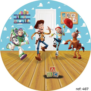 Toy Story - Capa de Painel Redondo
