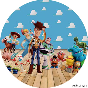 Toy Story - Capa de Painel Redondo
