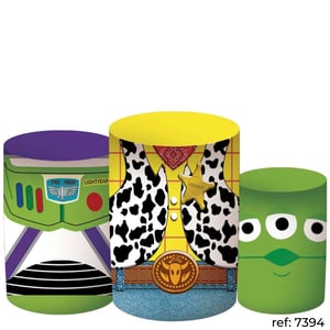 Toy Story - Trio de Capas de Cilindros