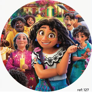 Encanto - Capa de Painel Redondo