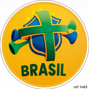 Copa do Mundo (Brasil) - Capa de Painel Redondo