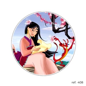 Princesas - Capa de Painel Redondo