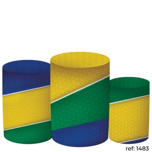 Copa do Mundo (Brasil) - Trio de Capas de Cilindros
