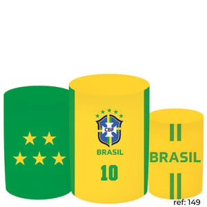 Copa do Mundo (Brasil) - Trio de Capas de Cilindros