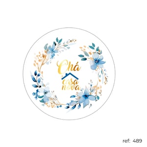 Chá de cozinha / Chá de casa nova - Capa de Painel Redondo