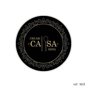 Chá de cozinha / Chá de casa nova - Capa de Painel Redondo