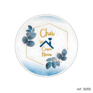 Chá de cozinha / Chá de casa nova - Capa de Painel Redondo