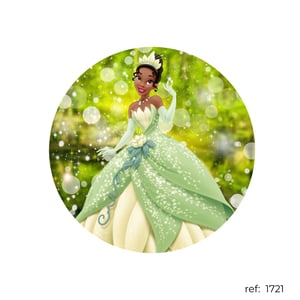 Princesa e o Sapo- Capa de Painel Redondo