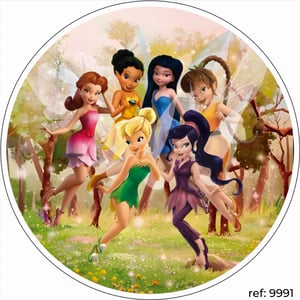 Tinker Bell (Sininho) - Capa de Painel Redondo