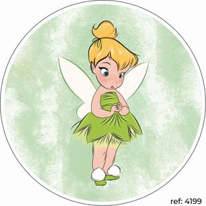 Tinker Bell (Sininho) - Capa de Painel Redondo