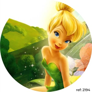Tinker Bell (Sininho) - Capa de Painel Redondo
