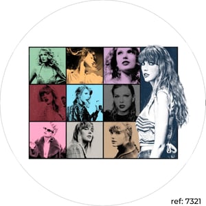 Taylor Swift - Capa de Painel Redondo