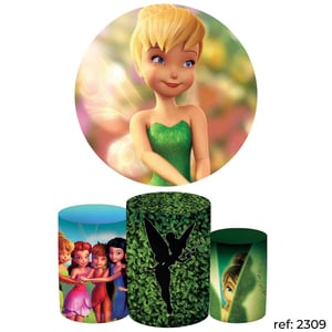 Tinker Bell (Sininho) - Kit Festa (Painel 150cm + Trio de Cilindros)