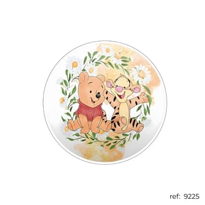Pooh - Capa de Painel Redondo