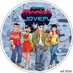 Turma da Mônica - Capa de Painel Redondo