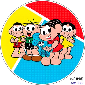 Turma da Mônica - Capa de Painel Redondo