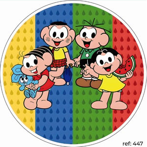 Turma da Mônica - Capa de Painel Redondo