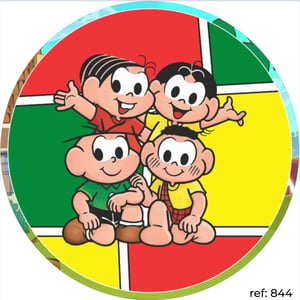 Turma da Mônica - Capa de Painel Redondo