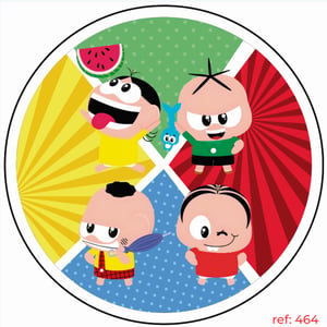 Turma da Mônica - Capa de Painel Redondo