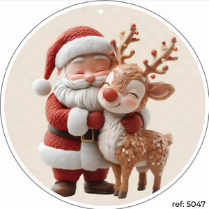 Natal - Capa de Painel Redondo