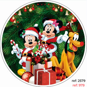 Natal - Capa de Painel Redondo