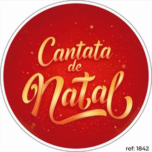 Natal - Capa de Painel Redondo