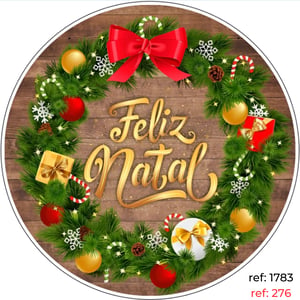 Natal - Capa de Painel Redondo