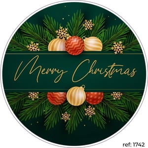 Natal - Capa de Painel Redondo