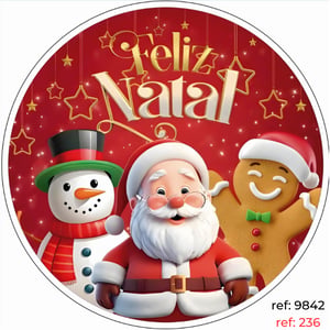 Natal - Capa de Painel Redondo