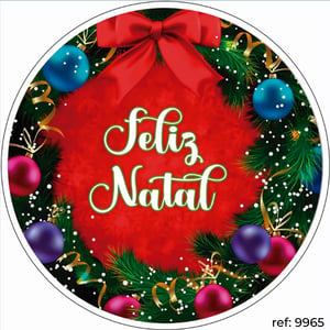 Natal - Capa de Painel Redondo
