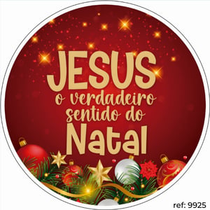 Natal - Capa de Painel Redondo