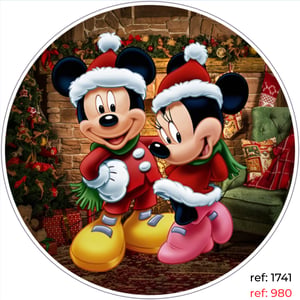 Natal - Capa de Painel Redondo