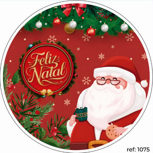 Natal - Capa de Painel Redondo