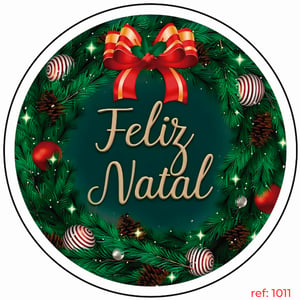 Natal - Capa de Painel Redondo