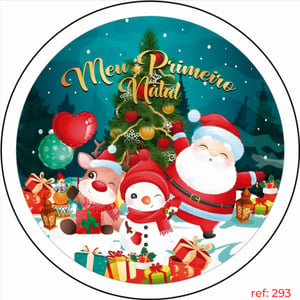 Natal - Capa de Painel Redondo