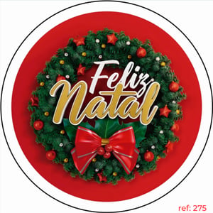 Natal - Capa de Painel Redondo